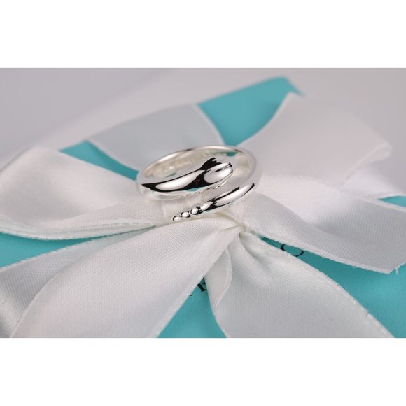 Tiffany & Co. Vintage Elsa Peretti Snake Ring Sterling Silver Size 6 - Picture 7 of 9